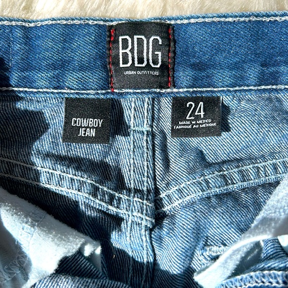 BDG by Urban Outfitters Blue Straight-Leg Cowboy Jean Size 24 - Picture 3 of 11